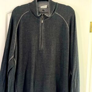 Men’s Tommy Bahama half zip lightweight golf long sleeve.